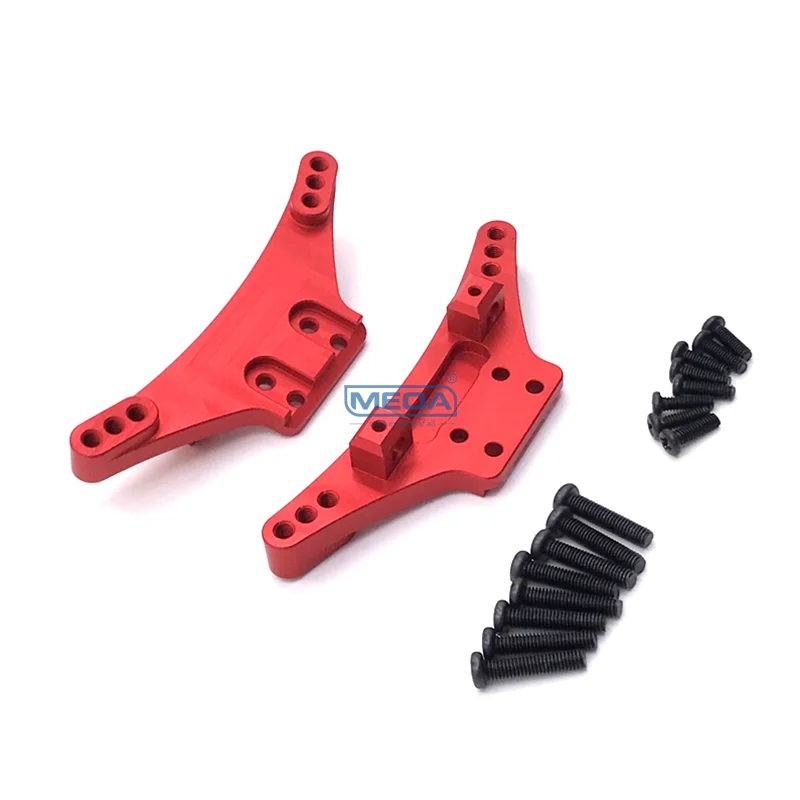 WLtoys RC Car Truck Red All Metal Upgrade Parts Wheel Seat Tire Shock Absorbers Arm Chassis Reinforcement For 12402-A 104009