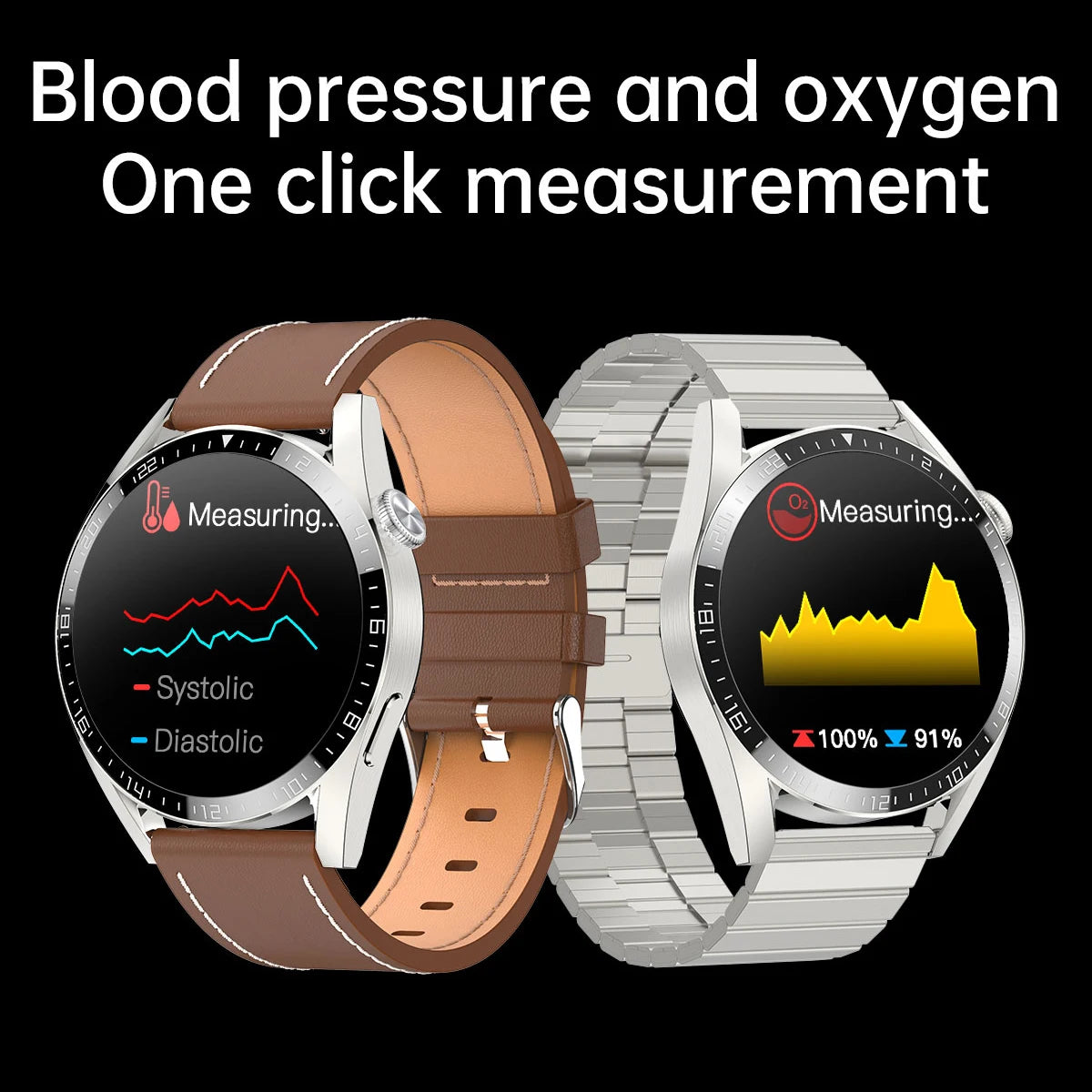 For Phone Xiaomi Huawei Watch GT3 Smart Watch Men Android Bluetooth Call Smartwatch 2023 Smart Watch for Iphone Huawei Xiaomi