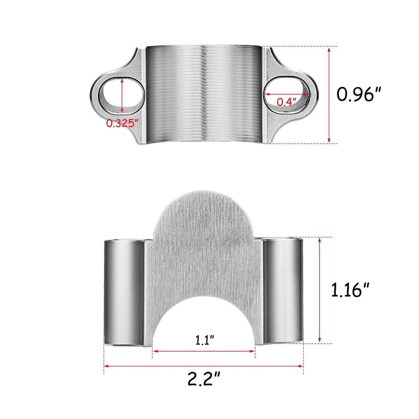 For BMW Yamaha FJR 1300 2006-2020 Motorcycle Accessories 1 1/8'' Handlebar Risers Bar Kit Mount Clamp 30MM Height Aluminum