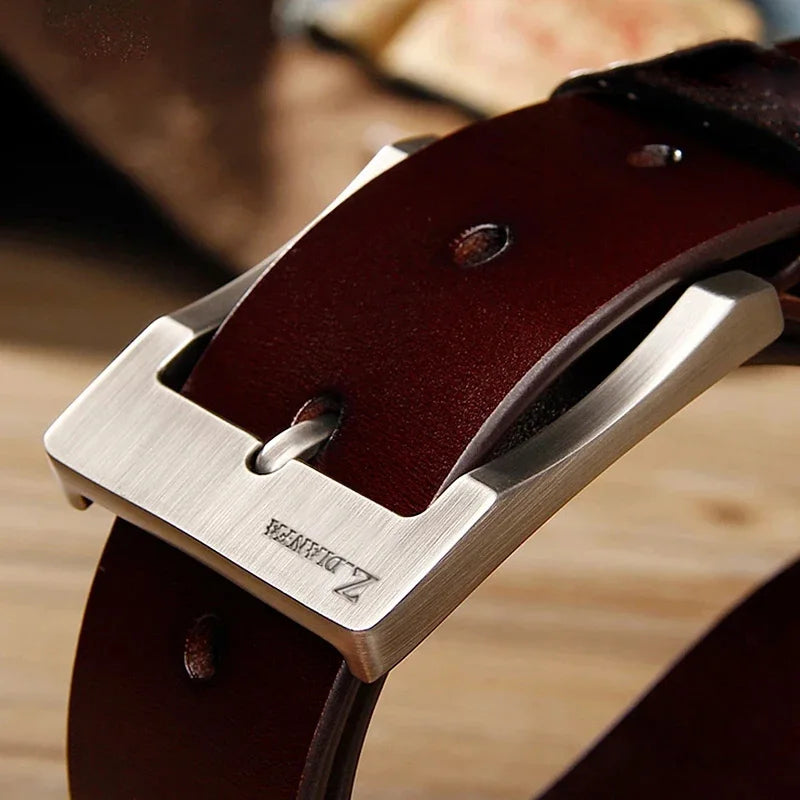 Genuine Leather High-Quality Metal Buckle