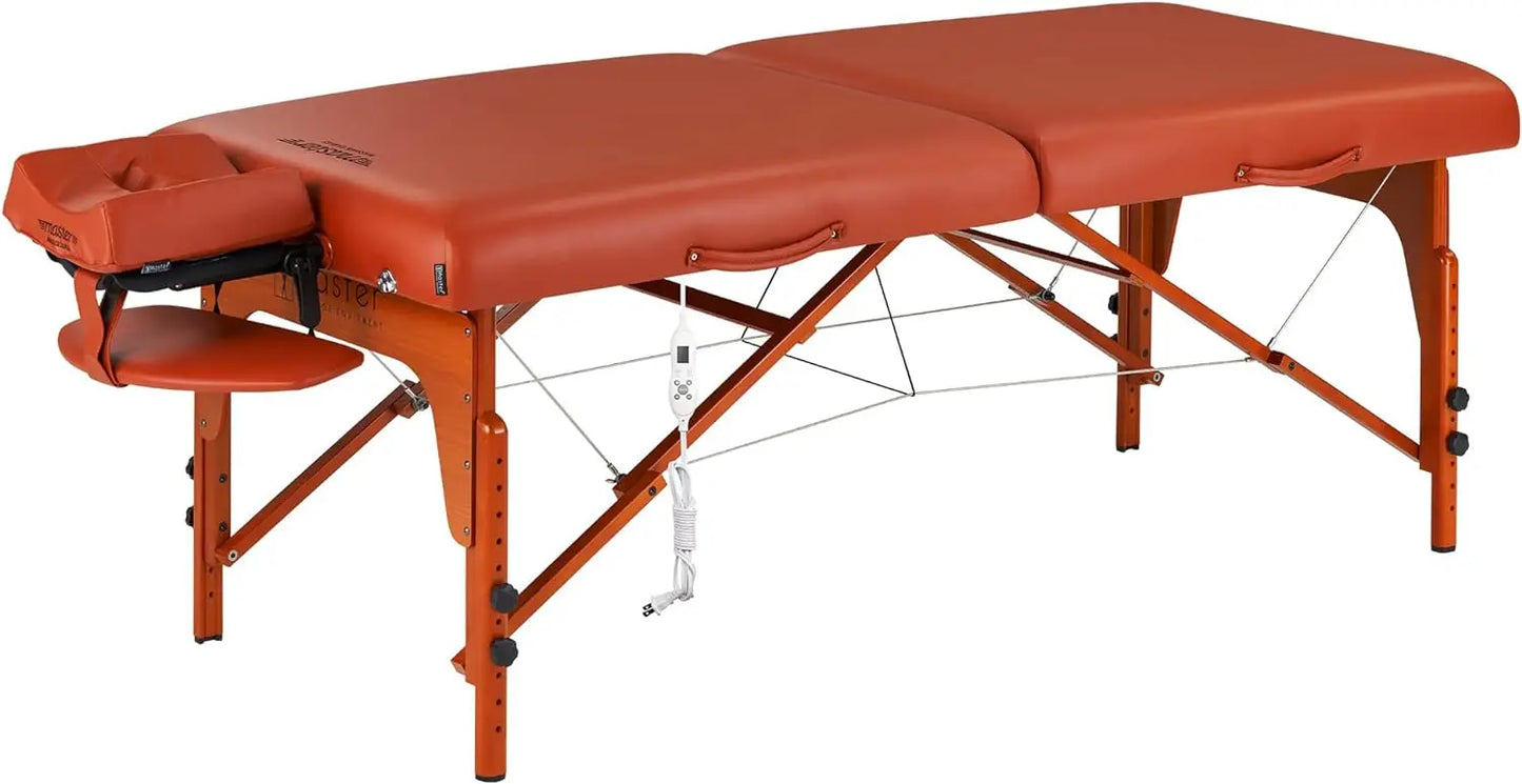 Master Massage 31" Santana Therma Top Portable Massage Table Package (Built in Heating Pads)