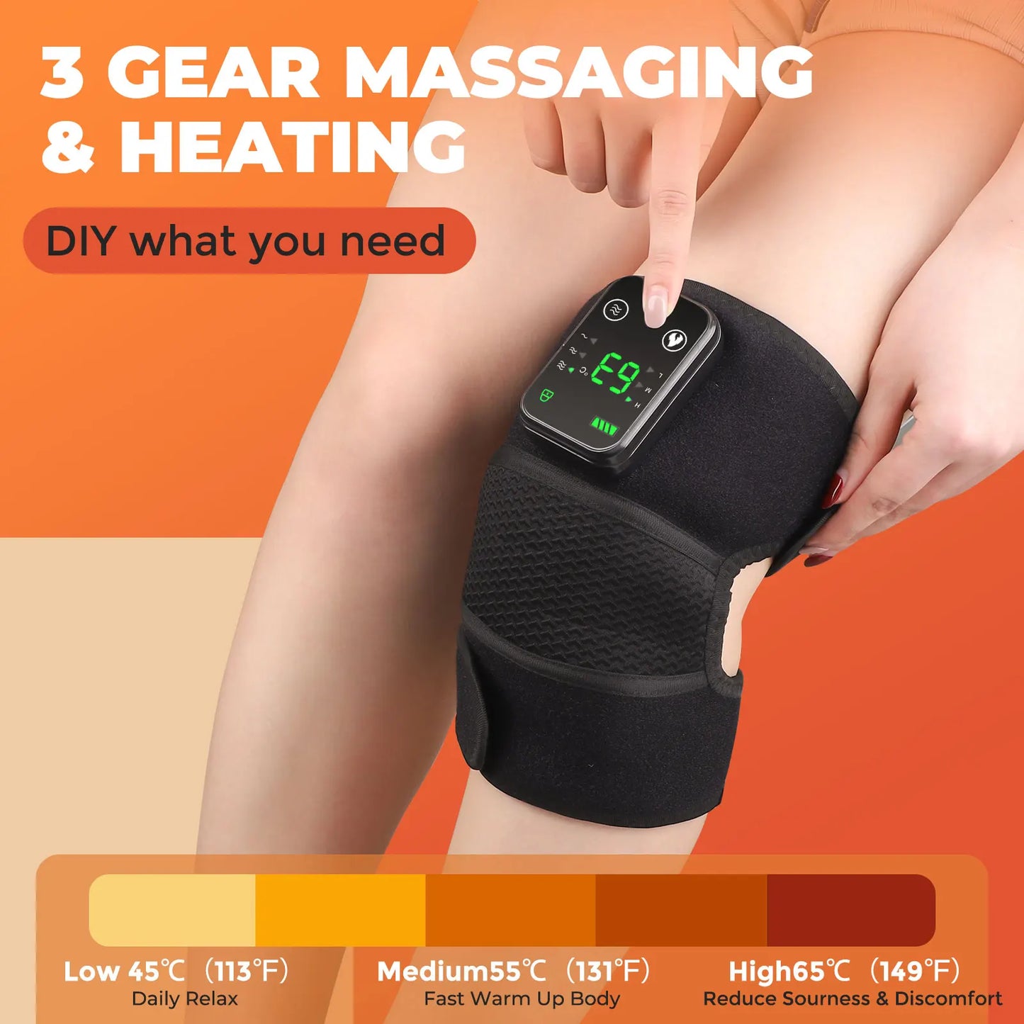 Thermal Knee Massager 3 in 1 Shoulder Knee Elbow