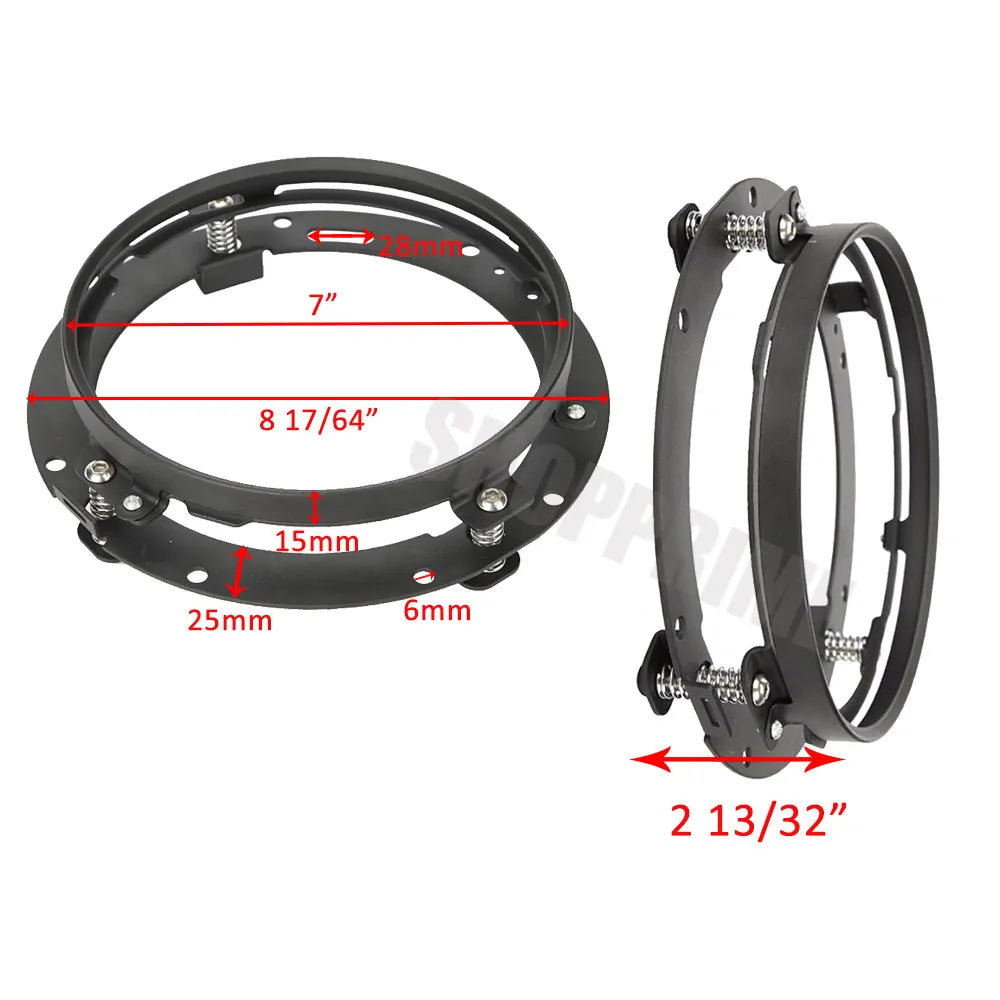 Mounting Bracket for 7inch LED Headlight Round Ring Headlight mount Lamp Holder Brackets For Jeep Harley