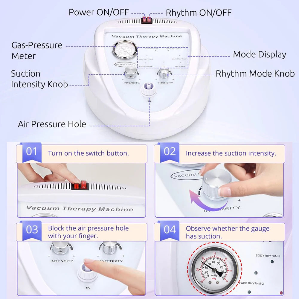 Portable Vacuum Therapy Massage Breast Enhancement Machine