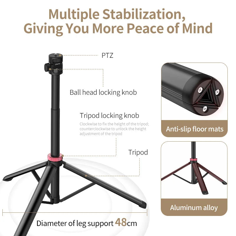 Ulanzi MT-79 Extendable Tripod with 1/4'' Screw