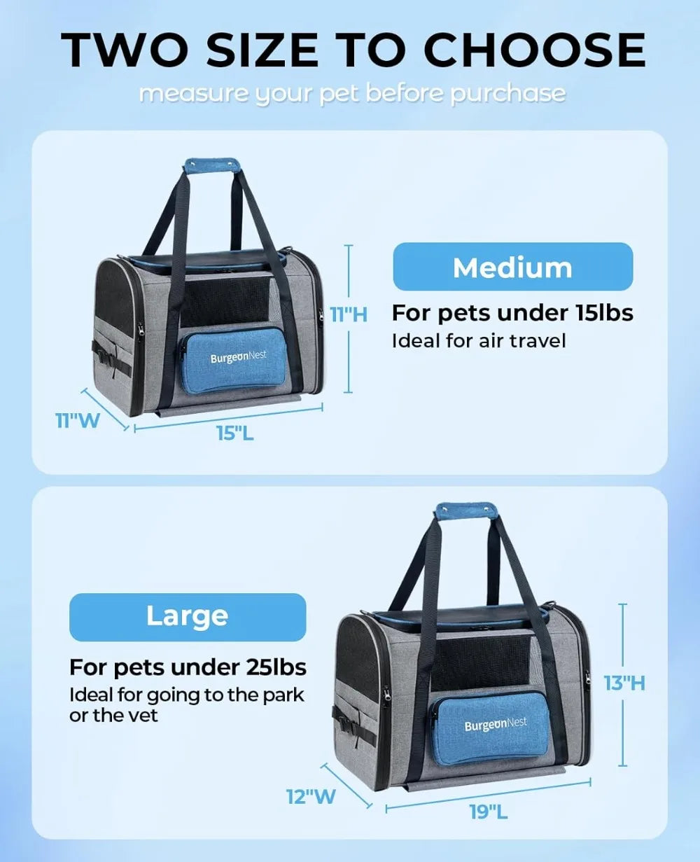 Carrier with Wheels Airline-approved Pet Carrier