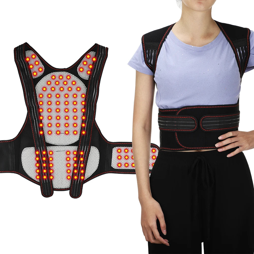 Self-Heating Back Support Waist Brace Magnetic Heating