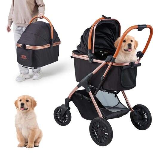 VEVOR 66 lbs Pet Stroller Foldable