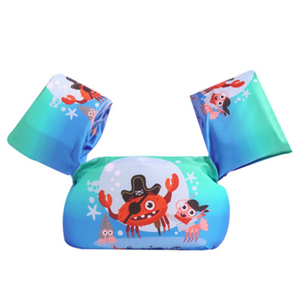 2-6 kids swim arm rings Baby life jacket floating kids safety life vest children's Swim puddle jumper arm rings vest form Foam