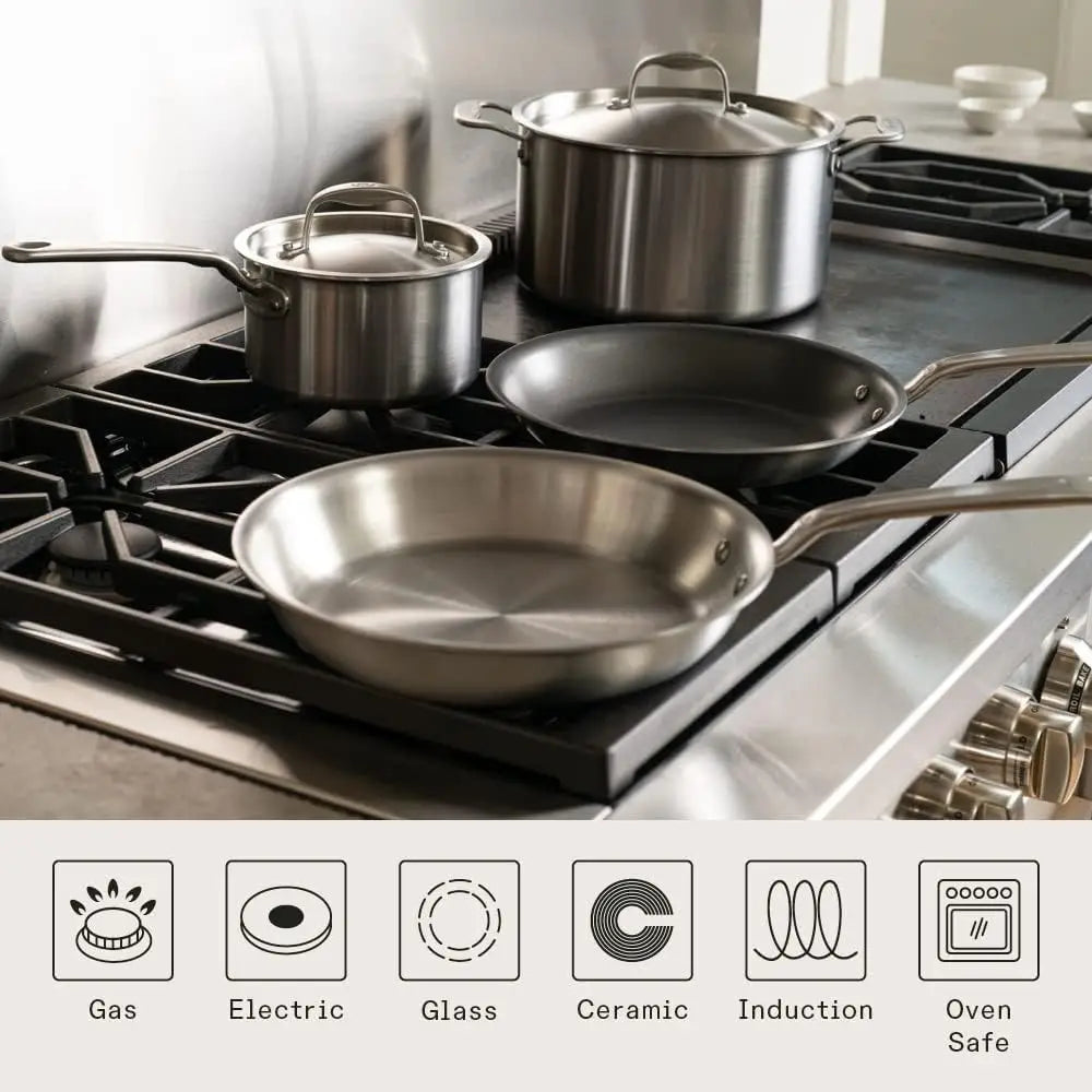 Made In Cookware  6 Pc Stainless Steel Set