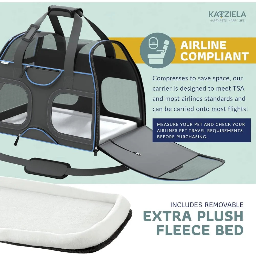 Pet Carrier - Airline Approved - TSA Approved