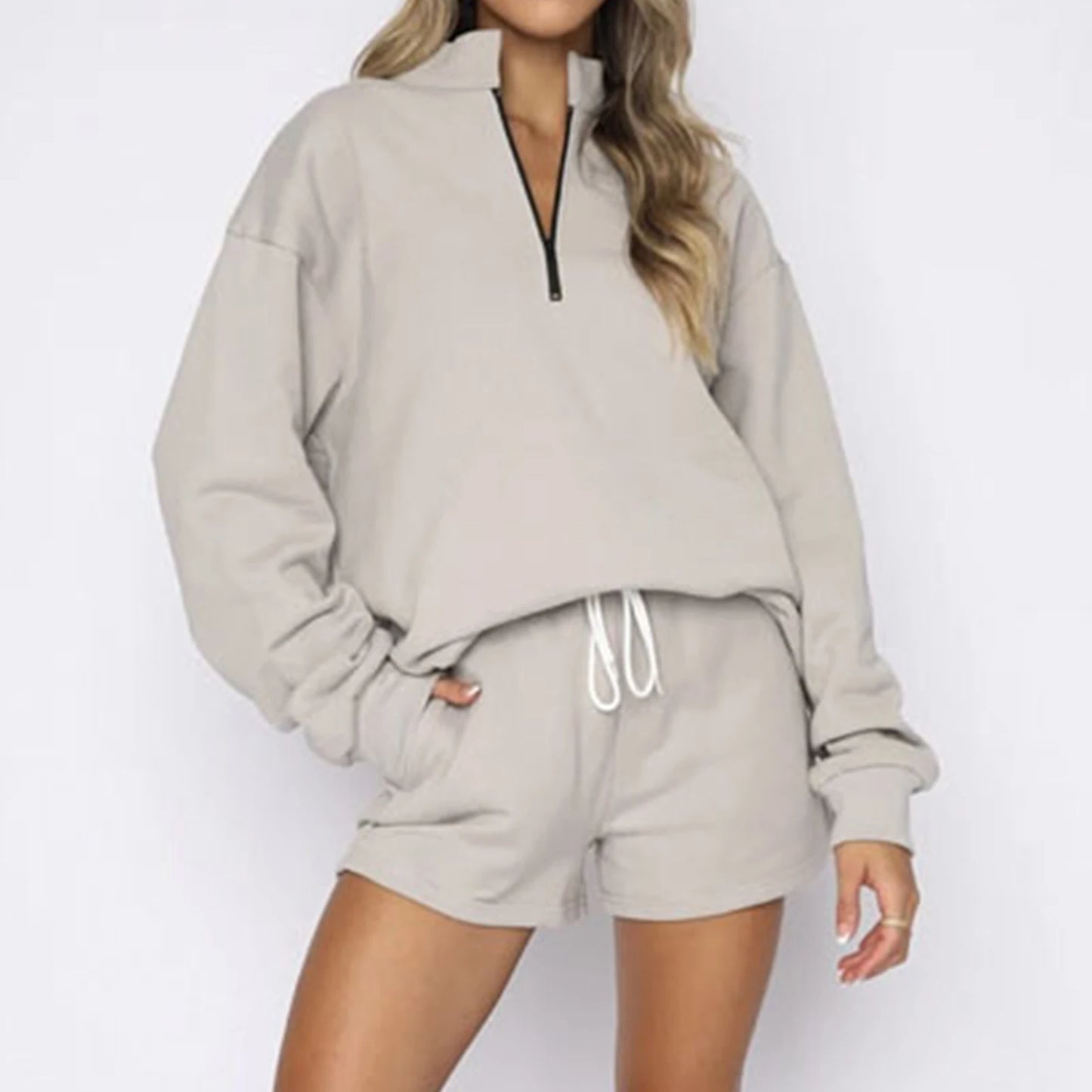 Women Sweatshirt Suits 2 Piece Pullover