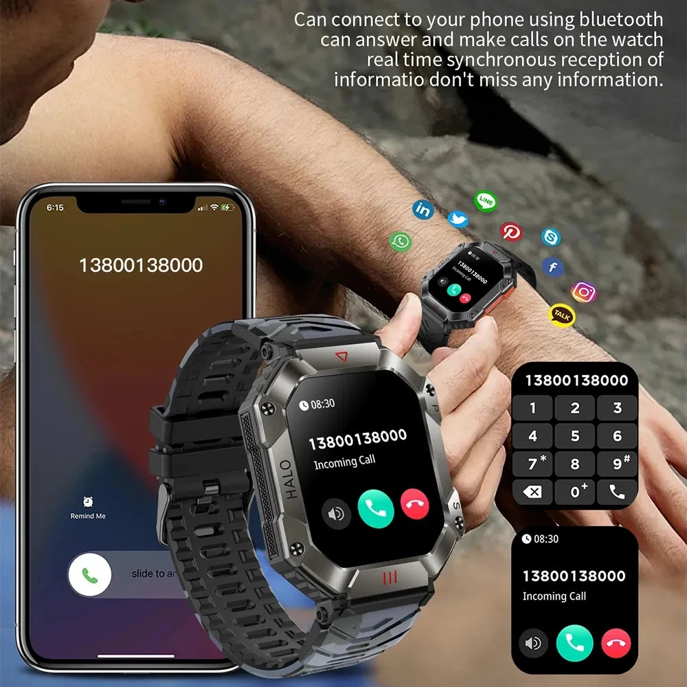 Smart Watch For Android IOS Fitness Bluetoothsm