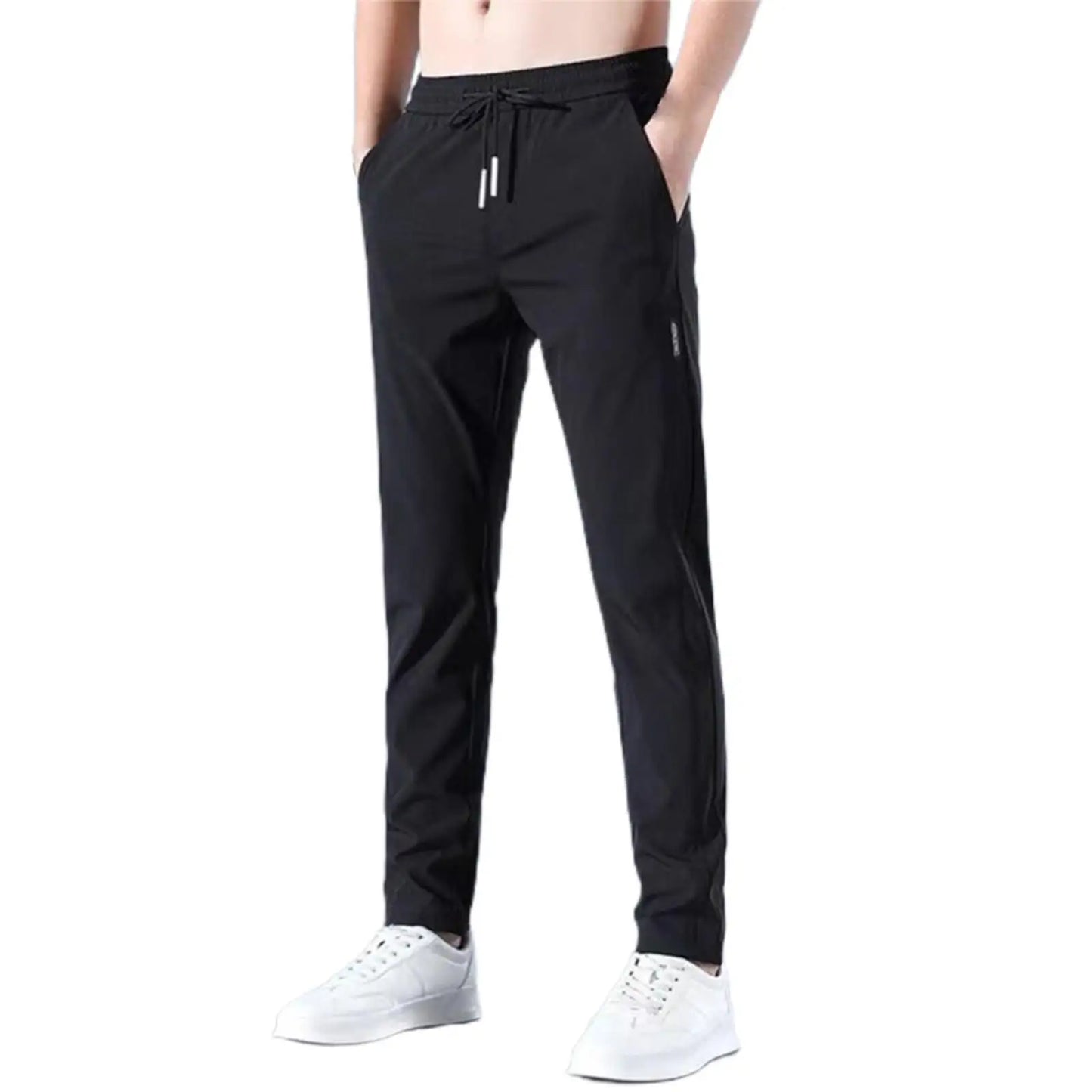 New Jogger Sweatpants Men Drawstring Trousers Casual Comfortable Tracksuits Plus Size Gym Pants Fast Dry Stretch Sweatpants