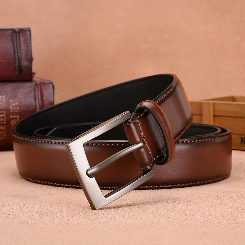 Genuine Cowhide Leather Casual Belt -