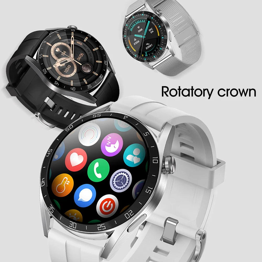 For Phone Xiaomi Huawei Watch GT3 Smart Watch Men Android Bluetooth Call Smartwatch 2023 Smart Watch for Iphone Huawei Xiaomi