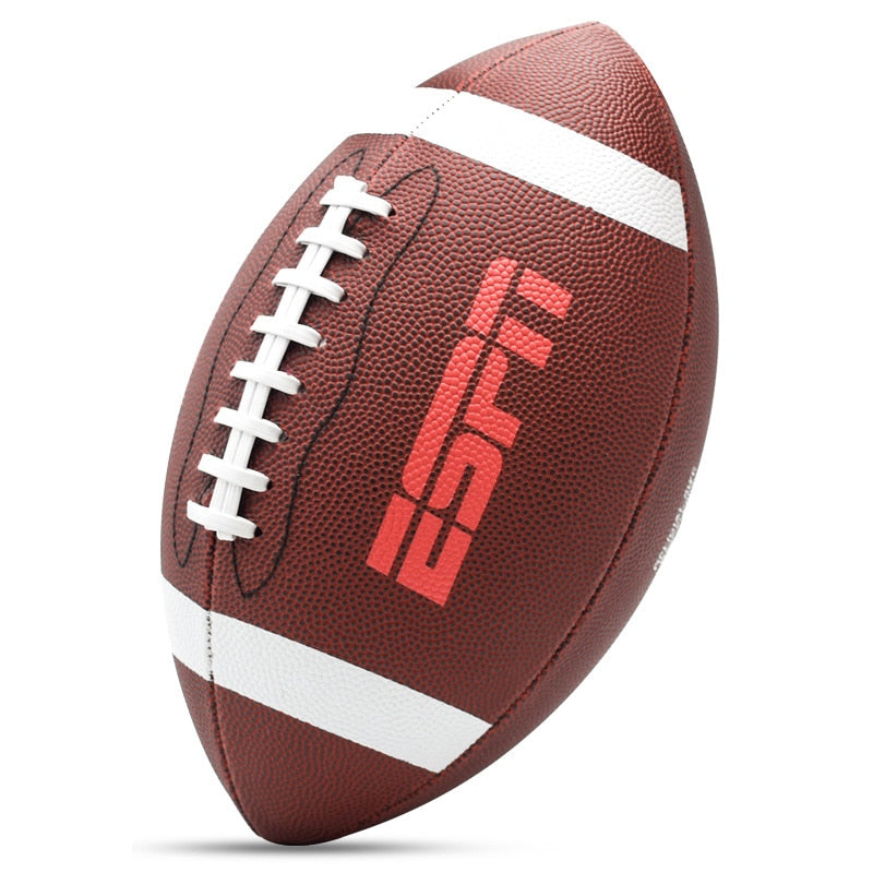 New American football soccer rugby association football footy ball Standard size 9 Sports football for men women children