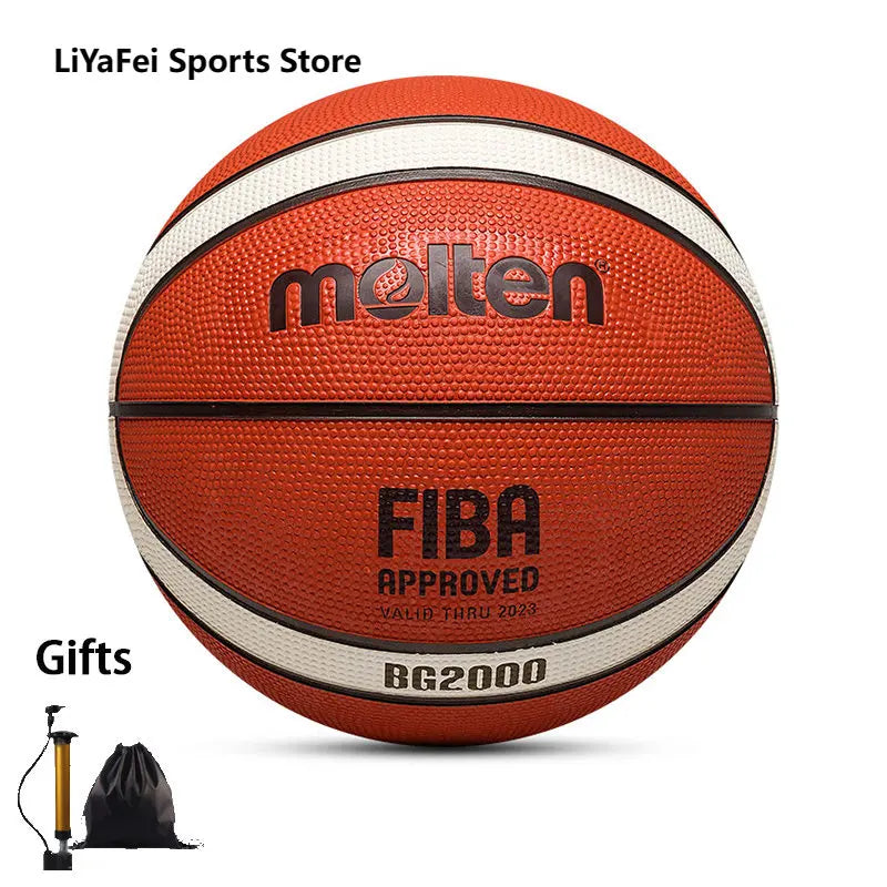 Original Molten Size 5 6 7 Basketballs BG2000 Youth Woman Training Balls High Quality Women Standard Basketball Free Gifts