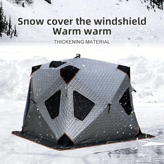 YOUSKY Camping Outdoor Fishing Cube  Winter Cotton Tent  Sauna Keep WarmIce Fishing Tent Customizable Chimney Customized Size