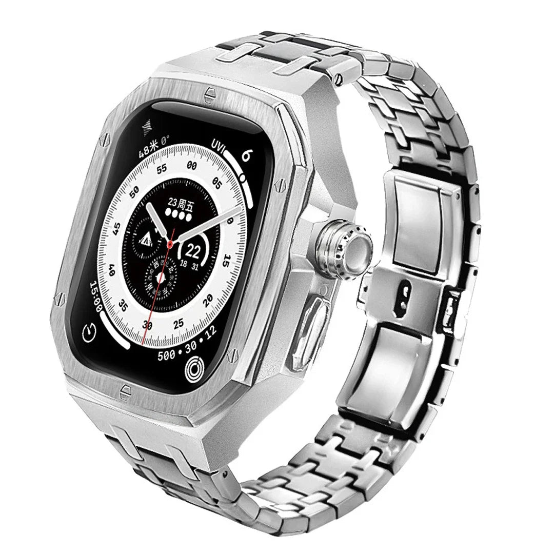 Luxury Stainless Steel Case Mod Kit for Apple Watch