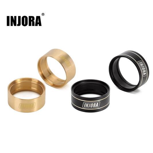 INJORA 94g Brass Internal Beadlock Wheel Ring Clamp Rings Fit 1.9" Wheel Rim For RC Crawler Axial SCX10 II 90046 TRX4 VS4-10