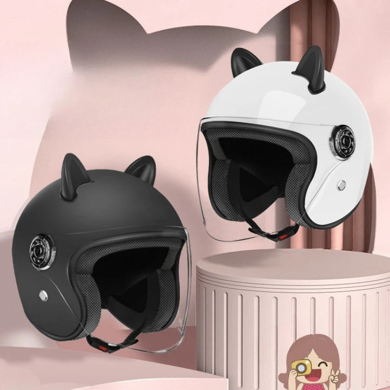 Kid Motorcycle half Helmets Dual Lens Scooter Moto Helmet Anti fogCasco vespa village Riding capacete de moto motocross Helmets