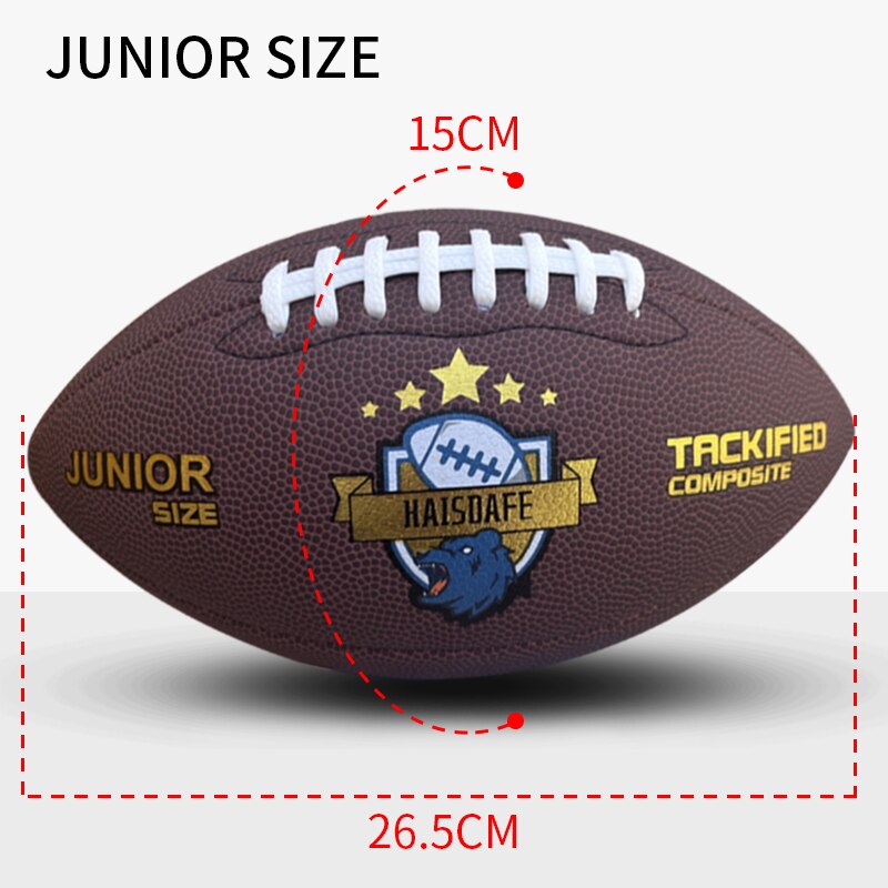 2023 American Football Rugby Ball Size Official Size Junior Football Training Practice Team Sports Rugby Football