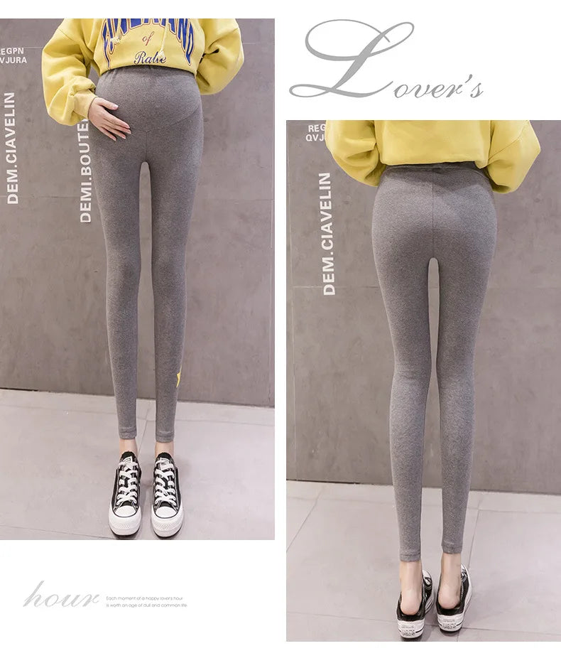 High-Waist  Design Maternity Leggings