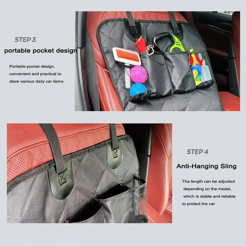 Pet Seat Carrier Bag With Detachable Cushion Pockets