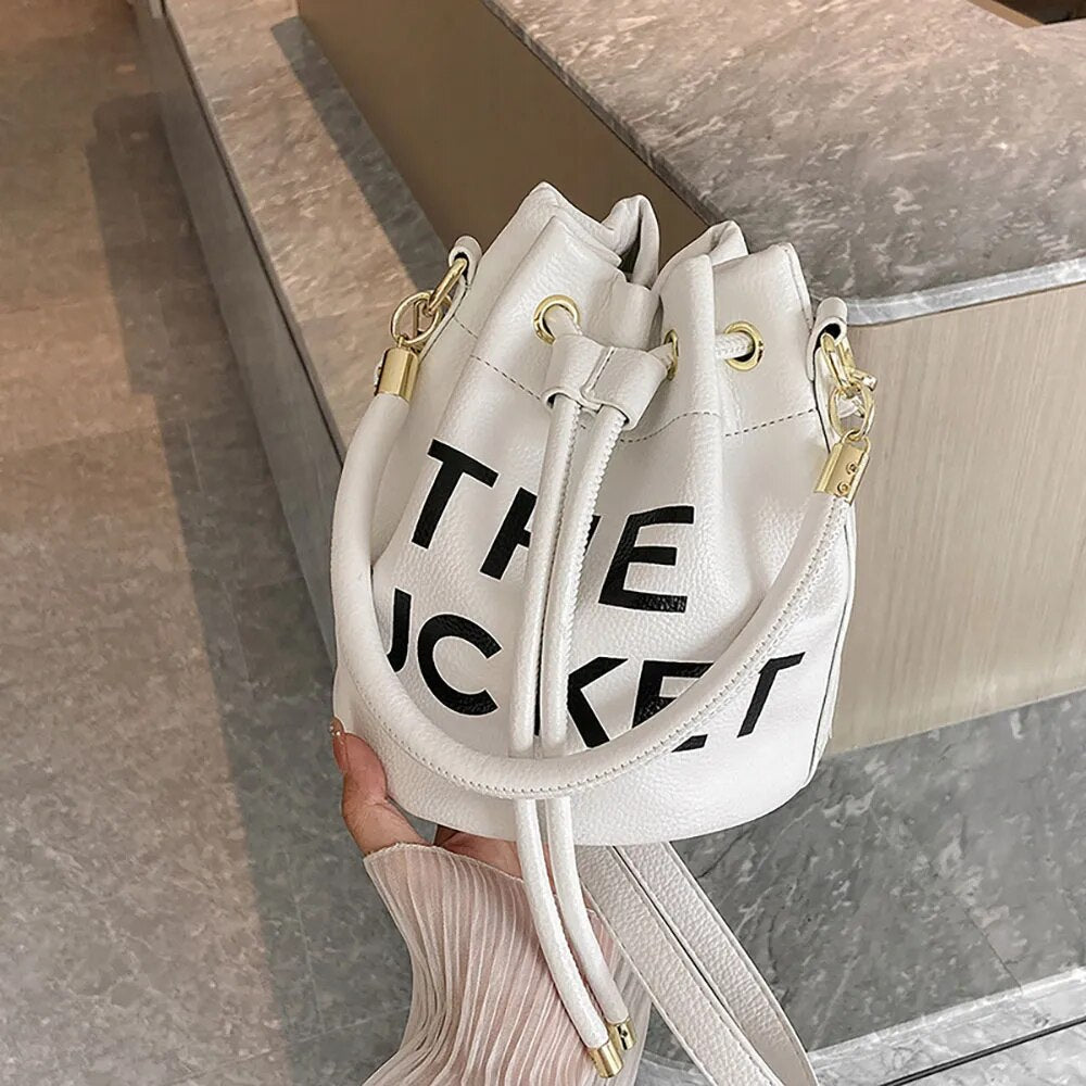 The Bucket Lady's Messenger Trendy Designer Handbags Shoulder Bags for Women Handbag 2023 Crossbody Bags Women PU