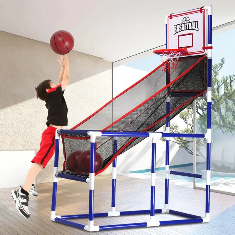 Children's Basketball Shooting Machine Punching Free Basketball Board Easy To Assemble Shooting Frame For Indoor And Outdoor