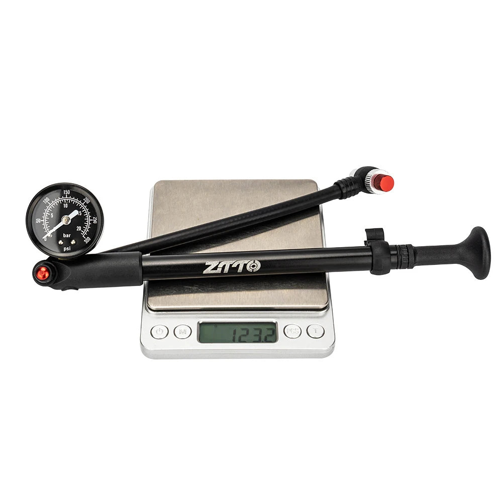 300PSI Bicycle Air Pump with Gauge