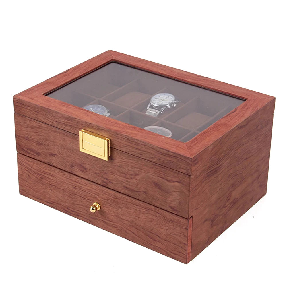 20  Wooden Watches Display Box