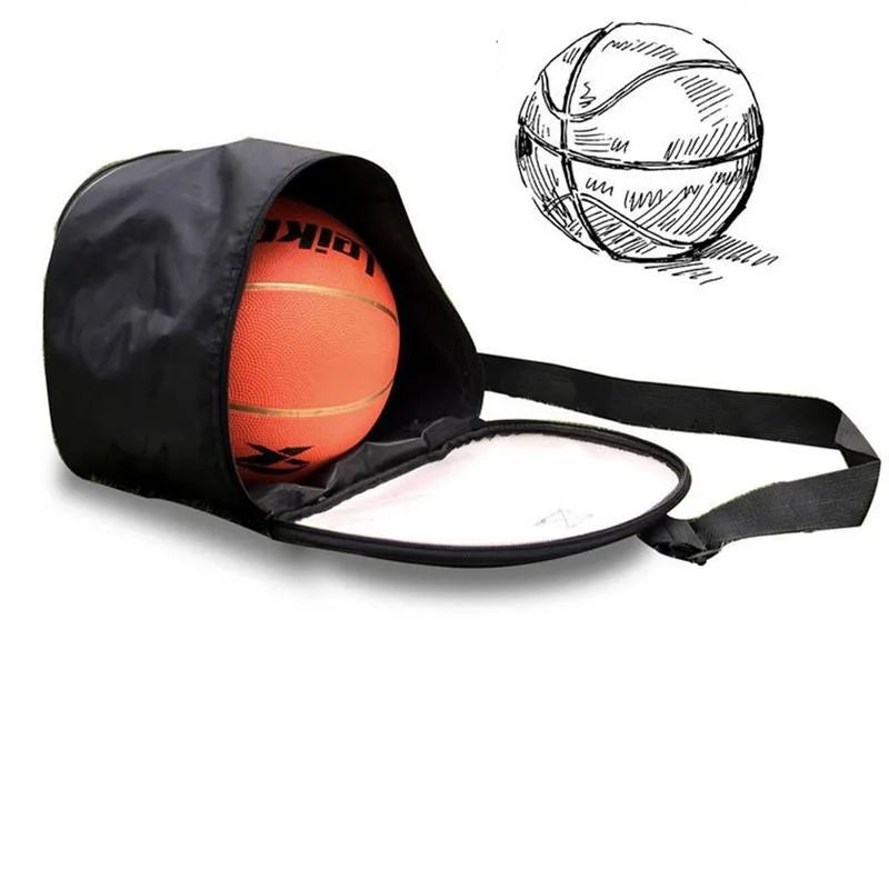 Basketball Bag Outdoor Sports Shoulder Bags Basketball Soccer Ball Training Accessories Adjustable Shoulder Strap Ball Bags