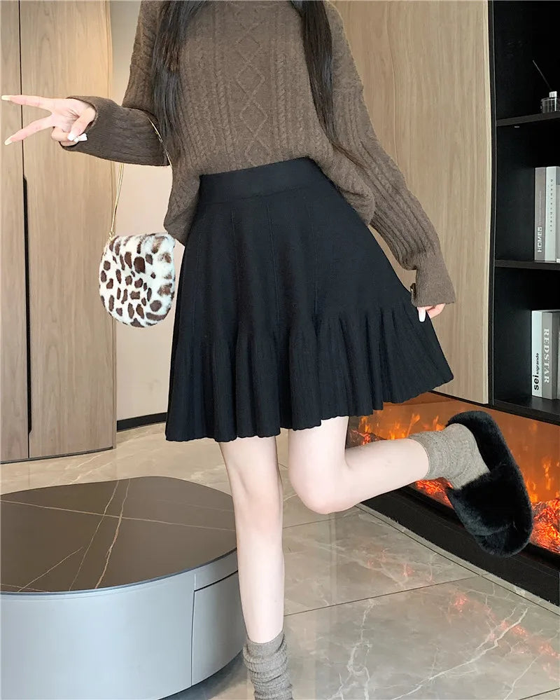 High Waist Slim Trumpet Mermaids Casual Elegant LeAnkle Skirts