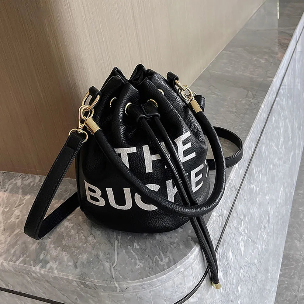 The Bucket Lady's Messenger Trendy Designer Handbags Shoulder Bags for Women Handbag 2023 Crossbody Bags Women PU