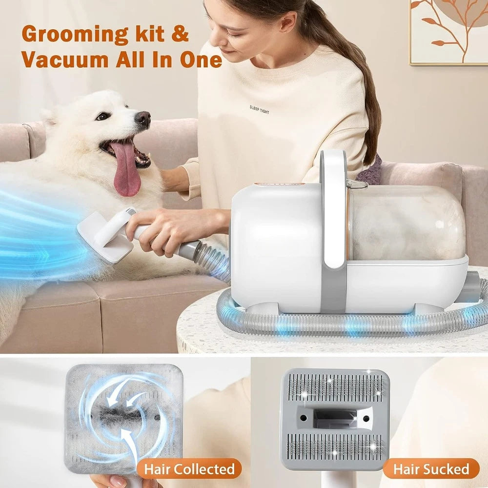 Pet Grooming Vacuum & Clippers Nail Trimmer Grinder