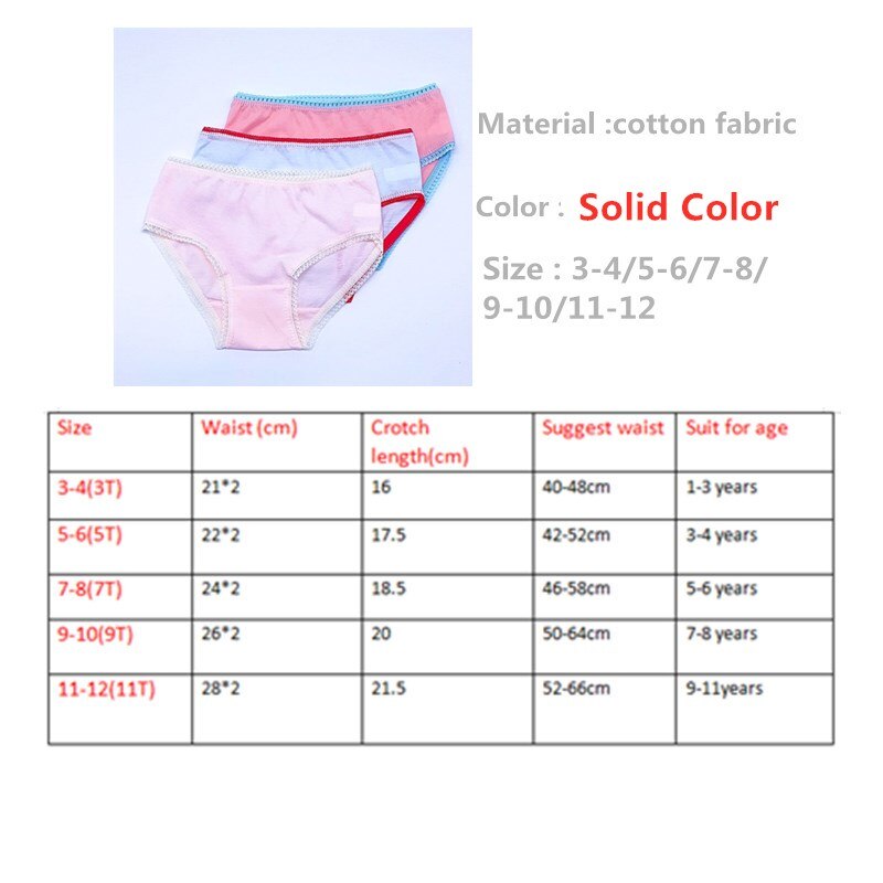 18Pc/Lot Soft Comfortalbe Baby Girls Underear Cotton Panties for Girls Kids Short Briefs