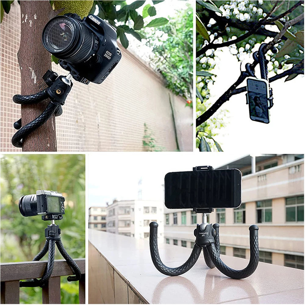 Smartphone Selfie Stick 360° Rotation Octopus Flexible Tripod