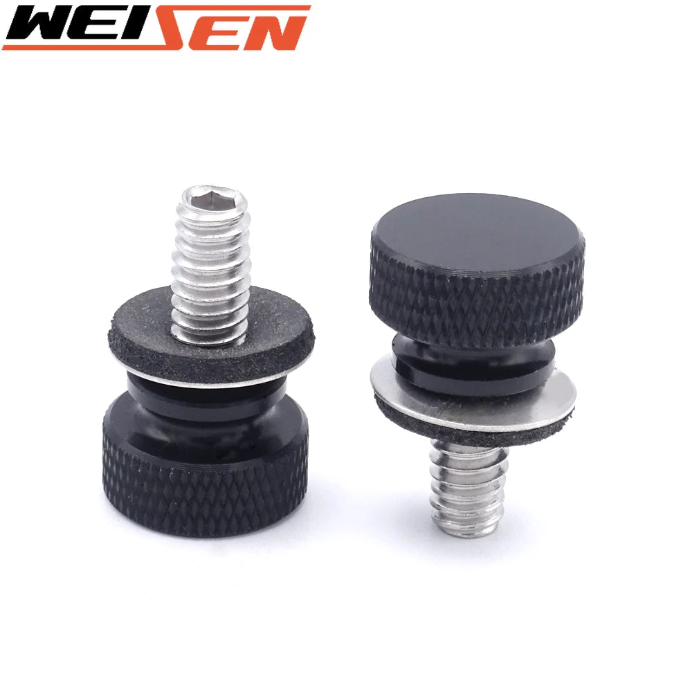 For Harley Davidson 1986-2023 Motorcycle Accessories Zine-Alloy Rear Fender Passenger Seat Bolt Screw Nut Knob Cover