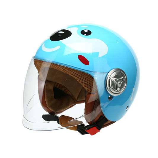 kids helmet ABS material cartoon children's helmet motorcycle helmet boy and girl half helmet battery car helmet