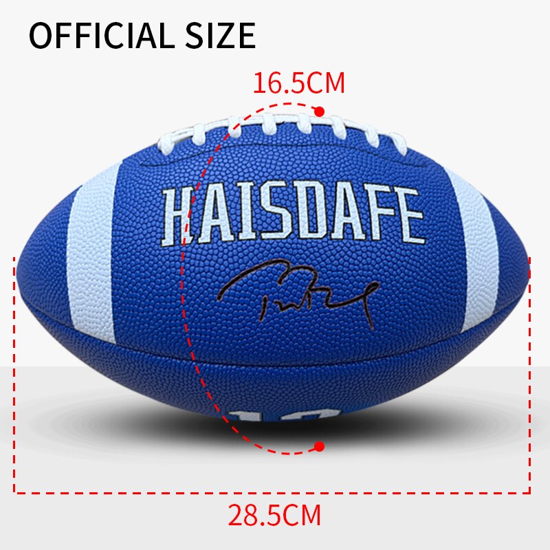 2023 American Football Rugby Ball Size Official Size Junior Football Training Practice Team Sports Rugby Football