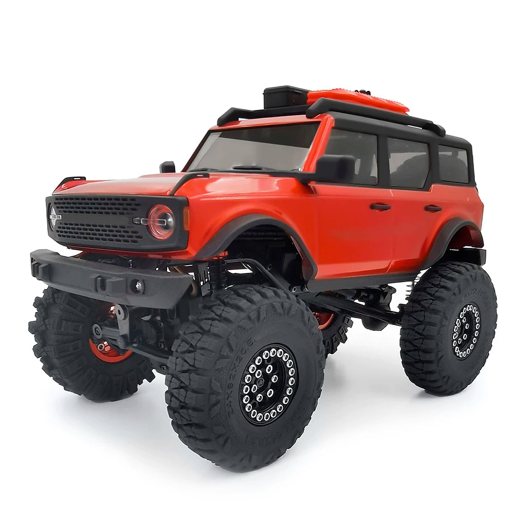 YEAHRUN 4PCS Micro Crawler 1.0" Wheel Tires Soft Mud Terrain Rubber Tyres for 1/24 Axial SCX24 Bronco Gladiator Deadbolt Parts