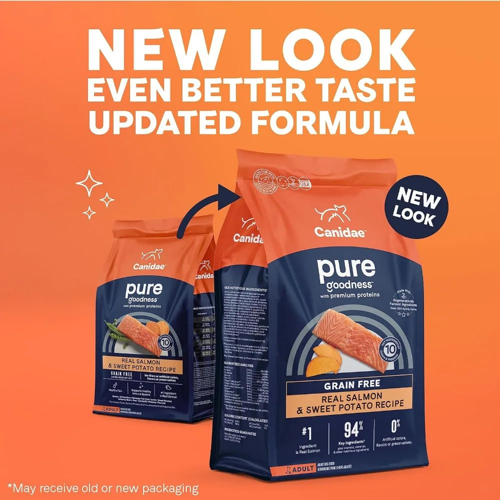 Pure Limited Ingredient Premium Adult Dry Dog Food, Salmon & Sweet Potato