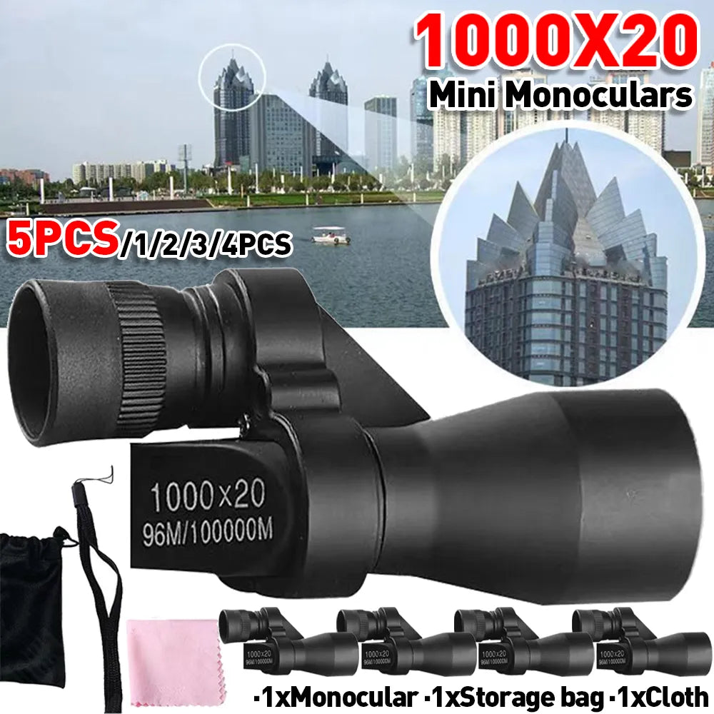 1000X20 High Magnification Outdoor Telescope Fishing Binoculars