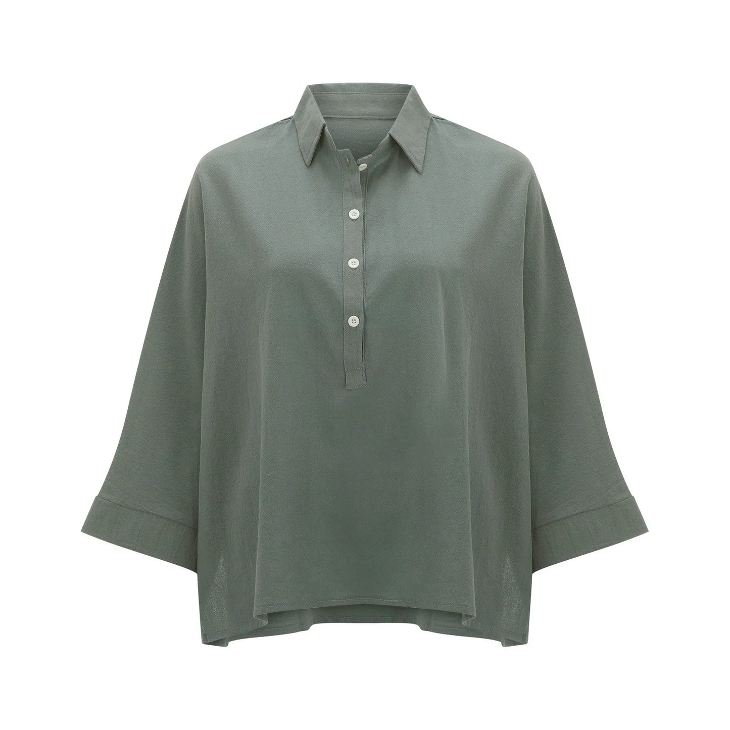 New Loose Cotton Linen Shirts Plus Size