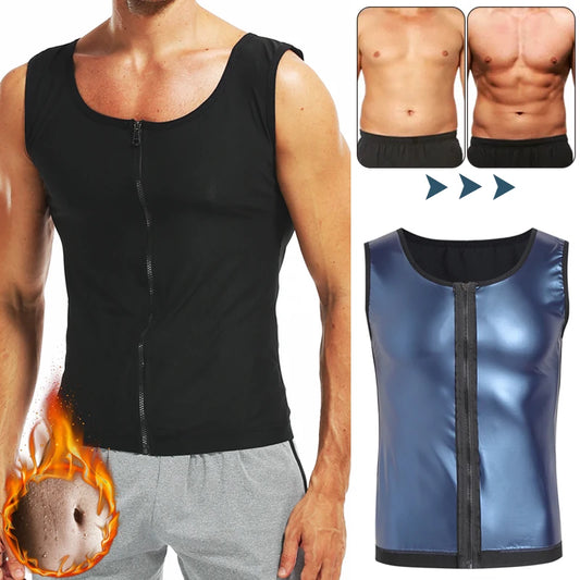 Men Abdomen Reducer Body Shaper Promote Sweat Sauna Vest