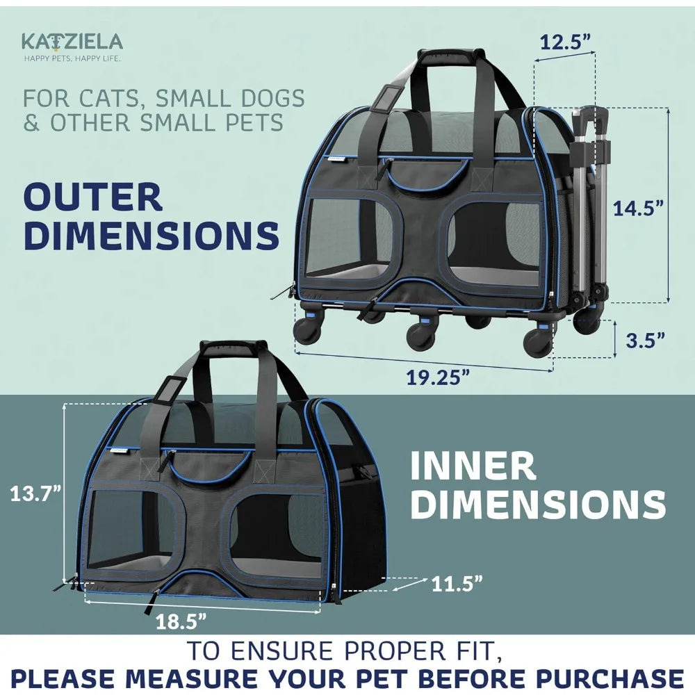 Pet Carrier - Airline Approved - TSA Approved