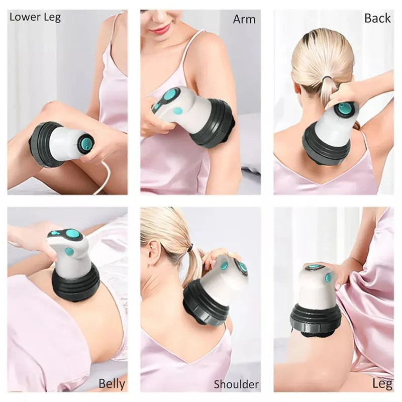 Body Electric Massager Anti Cellulite Portable Fat Slimming Health Care Massage Instrument Vibration Cervical Spine Neck Waist