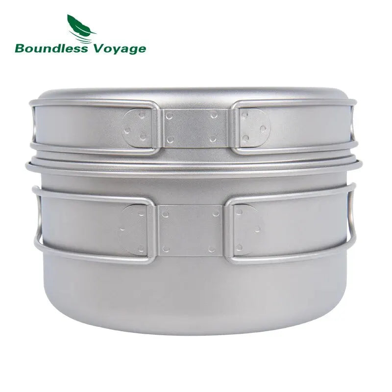 Boundless Voyage Titaniums Camping Cookware